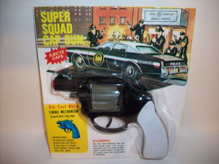 Super Squad Cap Gun for 8 Shot Ring Caps (SEALED) - Toy